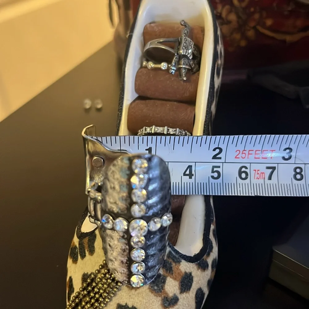 Silver Rhinestone Cross Ring - Picture 12 of 12